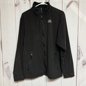 The North Face Full-Zip Fleece Jacket Men’s Large Black Zip Pockets GUC